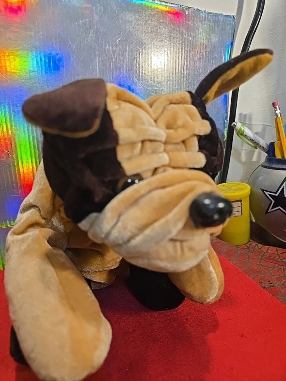 081926 Bulldog Plush Stuffed Animal Toybox 22aa
